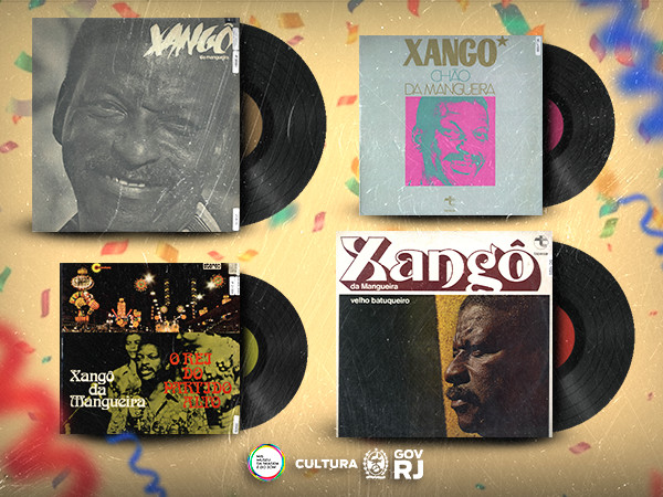 MIS RJ salvaguarda primeiros discos do aniversariante do dia e um dos símbolos do Carnaval: Xangô da Mangueira